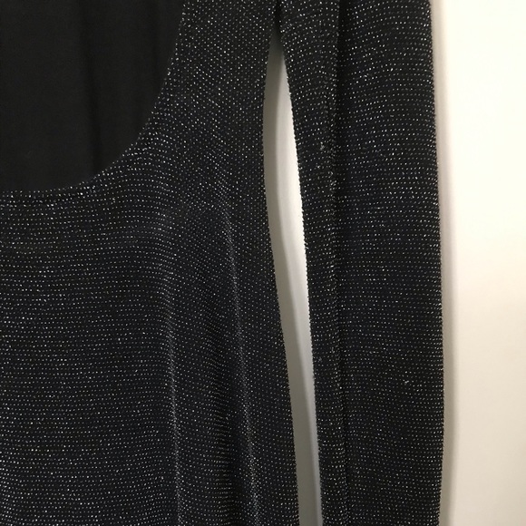 Silence + Noise Shimmer Long Sleeve Bodycon Dress - Picture 5 of 7